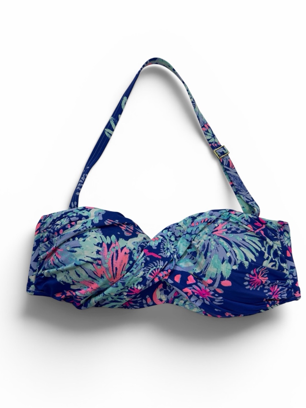 Lilly Pulitzer Cay Twist Bandeau Bikini Top